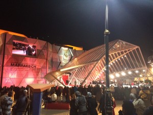 Red carpet at Marrakech 2015, with audience (c) Justine Atkinson